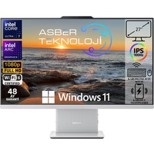 Lenovo Ideacentre Aıo 27ILL11 Intel Core Ultra 7 256V 16GB Ddr5 2tb SSD Arc Graphics 27" Fhd IPS Asbertech