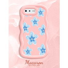 HONTINGA iPhone 8 Plus Uyumlu Kılıf Düşüme Önleyici Basitlik Anti Düşme Kamera Koruyucu Basit Pembe Yumuşak Silikon Sevgili Çift Telefon Kılıfı Çiçekli Kılıf Desen K9-0355