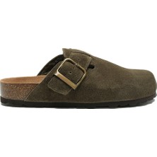 Ivan By Kifidis K13740SK Kifidis Soft Step Kadın Süet Deri Sabo Mantar Terlik 36-41