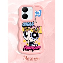 HONTINGA Vivo Y27S Uyumlu Kılıf Düşüme Önleyici Basitlik Anti Düşme Kamera Koruyucu Basit Pembe Yumuşak Silikon Sevgili Çift Telefon Kılıfı Anime Desen K9-0357
