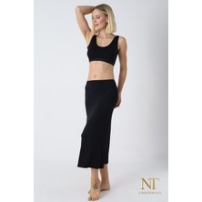 NT Underwear Bambu Uzun Etek Astarı, Maxi Jupon – Doğal Kumaş, Modern Kalıp.