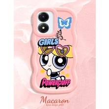 HONTINGA Vivo Y02S Uyumlu Kılıf Düşüme Önleyici Basitlik Anti Düşme Kamera Koruyucu Basit Pembe Yumuşak Silikon Sevgili Çift Telefon Kılıfı Anime Desen K9-0357