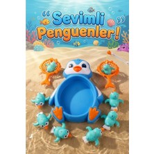 Oyuncak Sahili Penguen Yakalama Oyunu 10 Parca Bebek Oyuncak Manyetik Olta Neşeli Ayaklar Pengu Buzullar Mııknatıslı Eskimo Mavi Banyo Oyunları