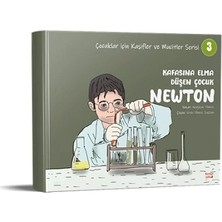Kırmızı Ada Yayınları Kafasına Elma Düşen Çocuk Newton - Çocuklar Için Kaşifler ve Mucitler Serisi 3