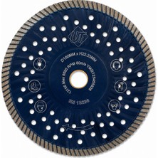 Mays 180 mm Granit Kesme Testeresi 22.23 mm Turbo Elmas Kesici Disk