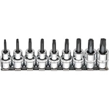 Ceta Form C18S-RT09 3/8 Torx Uçlu Lokma Takımı Kısa 9 Parça