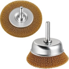 Rico Rıco 024-RC0042 Pimli Saçaklı Daire ve Çanak Tel Fırça 2 Adet