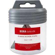 Universal Bora Teknik M14 Mermer Granit Konik Delme Panç 75 mm