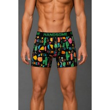 Brem Handsome Katktüs Desenli Erkek Boxer