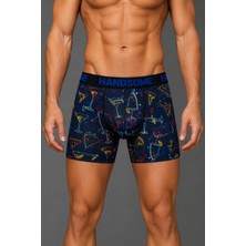 Brem Handsome Kokteyl Desenli Erkek Boxer