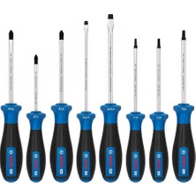 Bosch 1600A039PF Düz Yıldız ve Torx Uçlu Tornavida Takımı 8 Parça