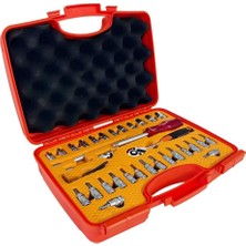 Rico Rıco 007-RC4512 1/4 Altı Köşe Lokma Takımı ve Bits Uç Seti 40 Parça
