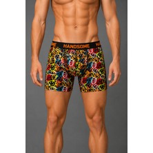 Brem Handsome Gülücük Desenli Erkek Boxer