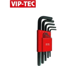 Vip-tec Vıp-Tec Allen Anahtar Takımı Kısa 12 Parça