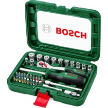 Bosch 1600A039J6 1/4 Altı Köşe Lokma Takımı 37 Parça