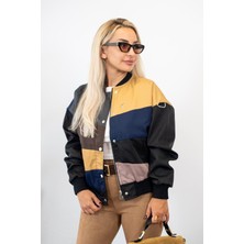 Muna Boutique Renkli Bomber Ceket