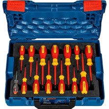 Bosch 1600A02NF9 Düz ve Yıldız Uçlu Tornavida Takımı Vde 14 Parça