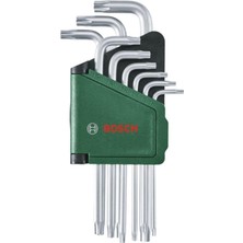 Bosch 1600A02Z9C Torx Allen Anahtar Takımı 9 Parça