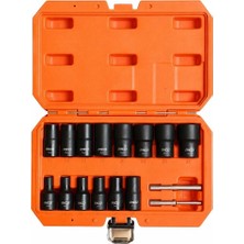 Rico Rıco 006-RC1334 1/2 Twist Lokma Seti Hasarlı Cıvata ve Somun Sökme 16 Parça