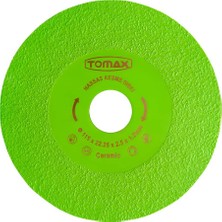 Tomax Hassas Seramik Kesici Disk Ince Kesim 1.2 x 115 mm Yeşil