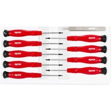 Rico Rıco 003-RK0058 Cımbızlı Elektronikçi Tornavida Seti 75 mm 10 Parça