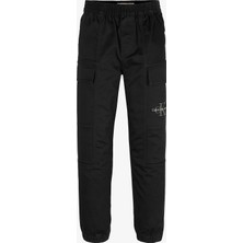 Calvin Klein Essential Woven Cargo Pants Çocuk Siyah Pantolon