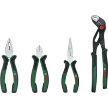 Bosch 1600A02W7K Pense Seti - Yan Keski, Kombine Pense, Kargaburun ve Fort Pense 4 Parça