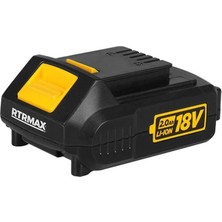 Rtrmax RTX1802 Yedek Akü 18V 2AH Li-Ion