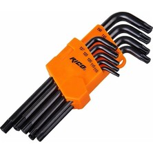 Rico Rıco 013-RC0207 Torx Allen Anahtar Takımı Uzun 9 Parça