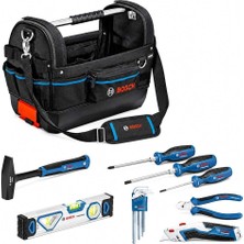 Bosch 1600A02H5B Dolu Takım Çantası - El Aleti Seti Profesyonel 8 Parça + Gwt 20 Çanta