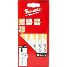Milwaukee Mılwaukee Dekupaj Bıçağı Parke Laminat Bi-Metal 60 mm 5 Adet