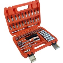 Takpower Unıversal 1/4 Lokma Takımı ve Bits Uç Seti 53 Parça