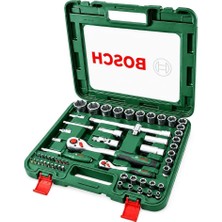 Bosch 1600A039J8 1/4 ve 1/2 Altı Köşe Lokma Takımı 60 Parça