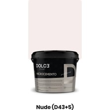Dolce Boya Microcemento Fayans Üstü Mikro Beton Sıva Astarsız Nude 2,5 kg