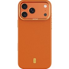 iPhone 18 Pro Uyumlu Kılıf M-Safe Şarj Özellikli Raptic Urban Nano Serisi Kapak Turuncu