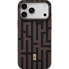 iPhone 18 Pro Kılıf M-Safe Şarj Özellikli Raptic Aramid Dual Ultra Grid Serisi Karbon Kapak Siyah