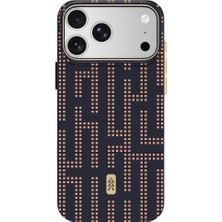 iPhone 18 Pro Max Uyumlu Kılıf M-Safe Şarj Özellikli Raptic Aramid Skin Serisi Karbon Kapak Lacivert