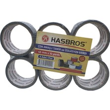 Hasbros 45MM x 10 Yards Çok Amaçlı Tamir Bandı Gri 120 Adet