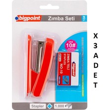 Bigpoint Zımba Makinesi Seti No:10 Kırmızı x 3 Set
