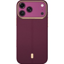iPhone 18 Pro Uyumlu Kılıf M-Safe Şarj Özellikli Raptic Urban Nav Serisi Kapak Mürdüm