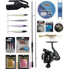 Yek Outdoor Yekoutdoor Ultra Lrf Seti Okuma G-Control Spin 213CM 1-10GR Fast Olta Kamışı& Okuma Acuador ACU-1000A Olta Makinesi