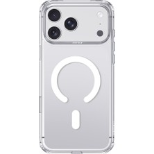 iPhone 18 Pro Uyumlu Kılıf M-Safe Şarj Özellikli Raptic Air Clear Serisi Airbagli Kapak Şeffaf