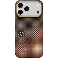 iPhone 18 Pro Max Kılıf M-Safeli Raptic Aramid Dual Ultra Serenity Serisi Karbon Kapak Kahverengi
