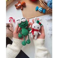 Design By Oykum 2'li Amigurumi Oyuncaklar (Kurbağa ve Tavşan)