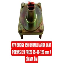 Atv Buggy 150 Uyumlu Arka Jant Poryası 24 Freze 25-46-120 mm 4 Civata Öm Erpilsan Elektronik