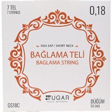Ugar GS18C 0.18 Kısa Sap Bağlama Teli (7 Tel)