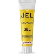 Şeker & Sugar Sarı Jel Gıda (Boyası) Renklendiricisi 100 G