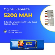 Ümit Maker Trifo Ollie Ultra 5200 Mah 14.4V Robot Süpürge Batarya