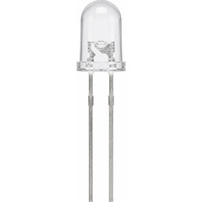 Eding Eğitim Platformu LED Diyot 5mm Beyaz Kağıt Devre - 5 Adet