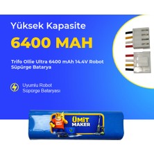 Ümit Maker Trifo Ollie Ultra 6400 Mah 14.4V Robot Süpürge Batarya